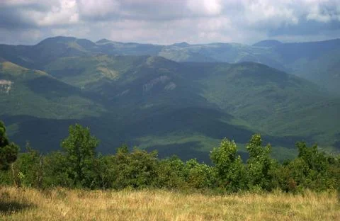 Before a thunder-storm Stock Photos