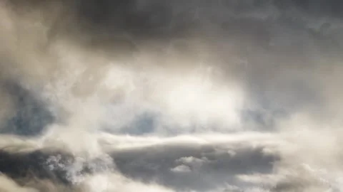 Thunder Storm Rolling In Across dark clouds, ultra HD Stock Footage 277578124