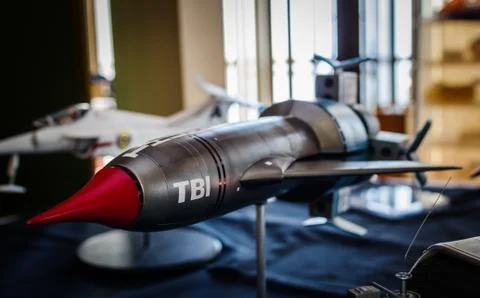 Thunderbird 1 model Stock Photos
