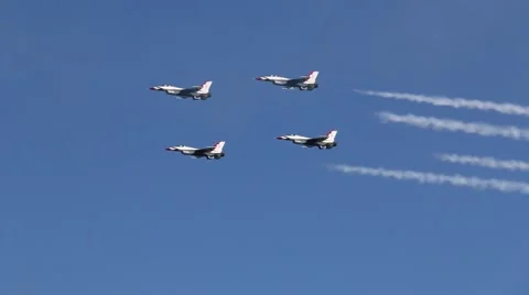 THUNDERBIRD 4 fly by Video stock 46257989