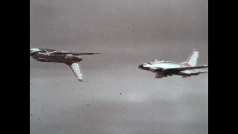 Thunderbird Maneuvers 1961 Stock Footage 261910095