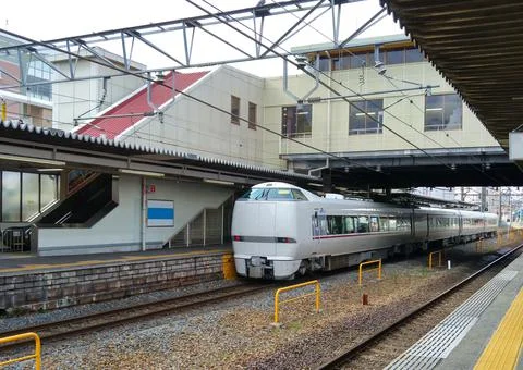 Thunderbird at the Sanda Train Station Foto stock