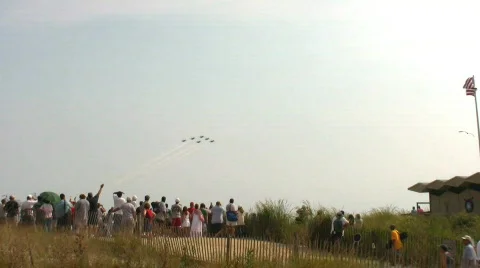 Thunderbirds overhead Video stock 97600