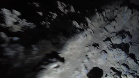 Thunderbolt Cave Caving Crawling Into Tunnel POV Lava Beds National Monument Stock Footage 293025031
