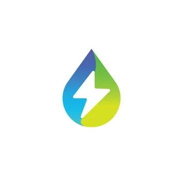 Thunderbolt logo and symbol vector Stock Illustration
