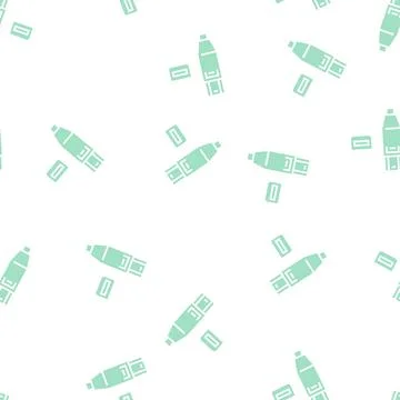 Thunderbolt port glyph seamless pattern Stock Illustration