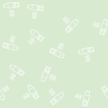 Thunderbolt port line seamless pattern Stock Illustration