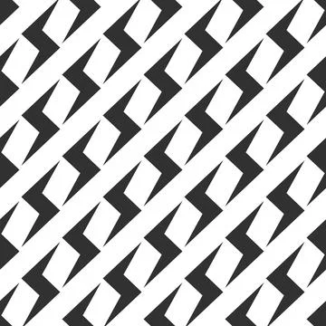 Thunderbolt seamless pattern background. Ornament can be used for gift wrapping Stock Illustration