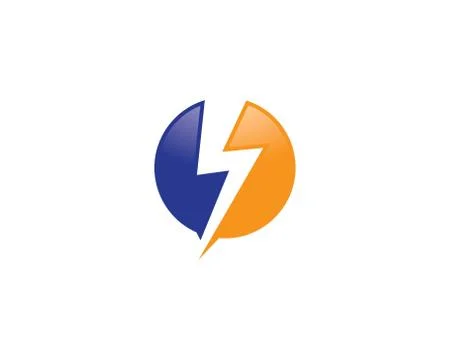 Thunderbolt vector icon Stock Illustration