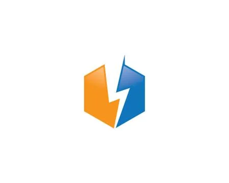 Thunderbolt vector icon Stock Illustration
