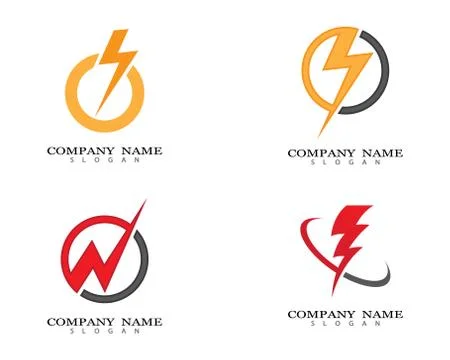 Thunderbolt vector icon illustration design Stock Illustration