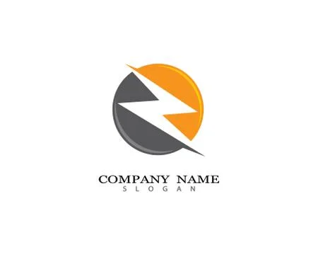 Thunderbolt vector icon illustration design Stock Illustration