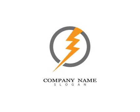 Thunderbolt vector icon illustration design Stock Illustration