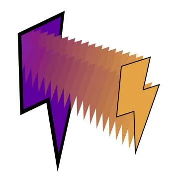 Thunderbolts Stock Illustration