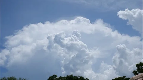 Thundercloud Forming Time-Lapse Stock Footage 313360857