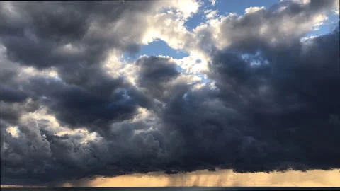 Thunderclouds Stock Footage 218569874