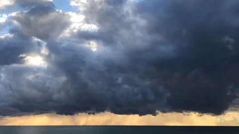 Thunderclouds Stock Footage 218569888