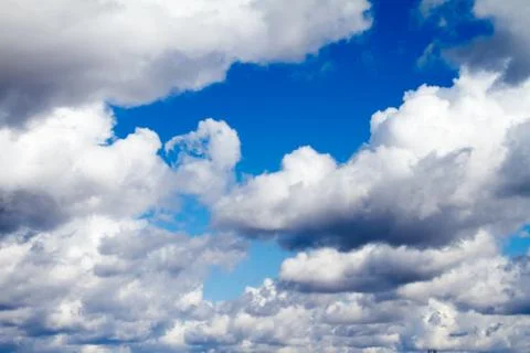 Thunderclouds in the sky. Stock Photos