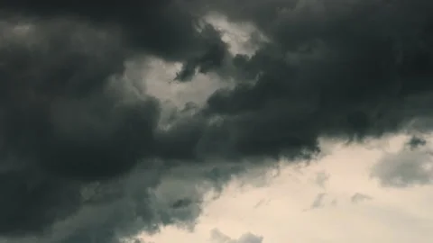 Thunderclouds in the sky, time lapse Stock Footage 158349040