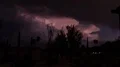 thunderhead and overcast monsoon at dusk with lighting tight time lapse Video HD