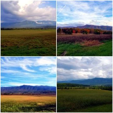 Thunderhead Mountain Collage (11) Stock Photos