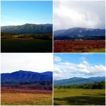 Thunderhead Mountain Collage (15) Foto stock