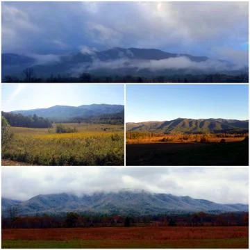 Thunderhead Mountain Collage (20) Foto stock