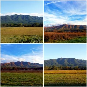 Thunderhead Mountain Collage (21) Stock Photos