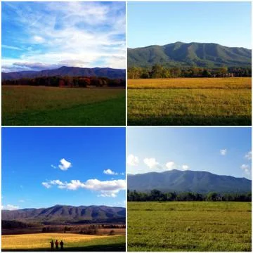 Thunderhead Mountain Collage (23) Stock Photos