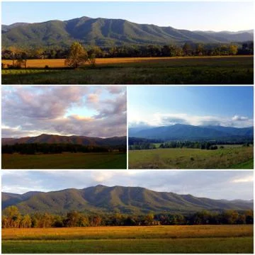 Thunderhead Mountain Collage (26) Stock Photos