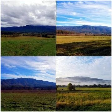 Thunderhead Mountain Collage (7) Stock Photos