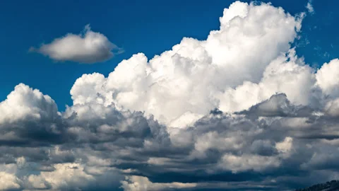 Thunderhead Time Lapse Soars above the Sierra Nevada Mountains in California Stock Footage 279705317