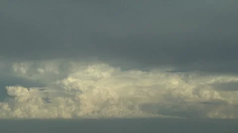 Thunderheads in the Distance Stock Footage 54735022