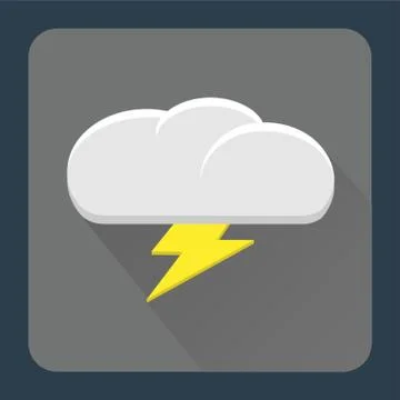 Thundering Cloud Stock Illustration