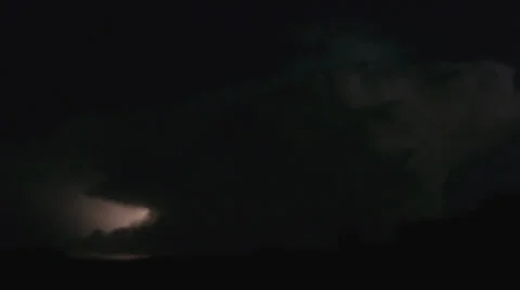 Thunders, Lightnings &amp; clouds time-lapse. Night. Video stock 23449249