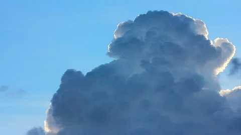 The thundersrorm clouds, evening, time lapse Stock Footage 11685916