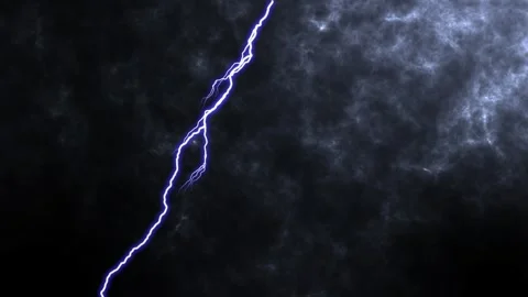 Thunderstorm and effect lightning, lightning strike Stock Footage 247904323