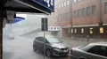 Thunderstorm and hard rain weather extreme in Brunswick city 4k or 4k+ Resolution