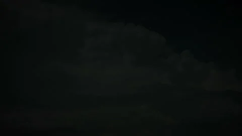 Thunderstorm and strong lightning strikes Stock Footage 236740342