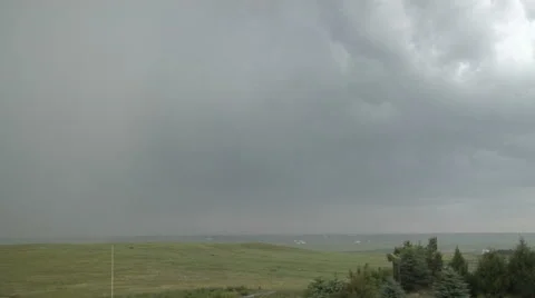 Thunderstorm Approaches Stock Footage 54721741