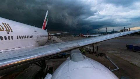 Thunderstorm Aproaching Stock Photos