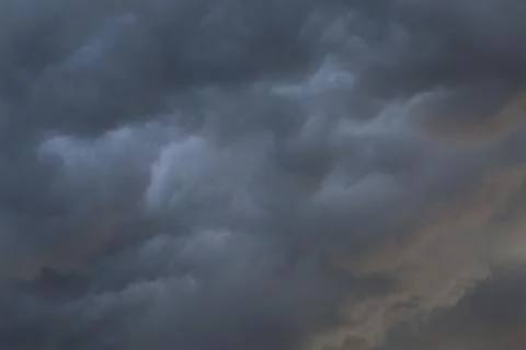 Thunderstorm - bielefeld - germany 2014 Stock Photos