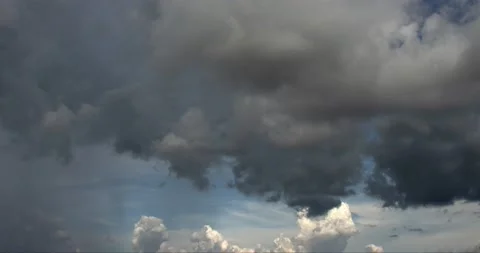 Thunderstorm Breaking Up and Dissolving (3240p 23.976) Stock Footage 213009063