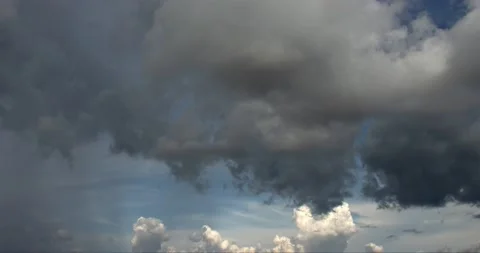 Thunderstorm Breaking Up and Dissolving (3240p 25fps) Video stock 213010581