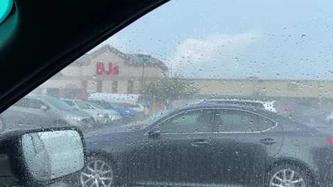 Thunderstorm - Car Interior Vídeos de archivo 330260851