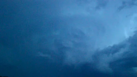 Thunderstorm in clouds Stock Footage 52492487