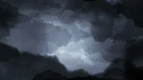 THUNDERSTORM CLOUDS Stock Footage 121826876