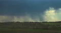 Thunderstorm clouds with strong rain, panoramic camera motion capture time lapse 4k or 4k+ Resolution