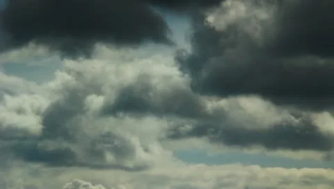 The thunderstorm clouds time lapse Stock Footage 10841119
