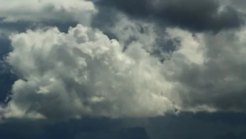 The thunderstorm clouds time lapse Stock Footage 10858016